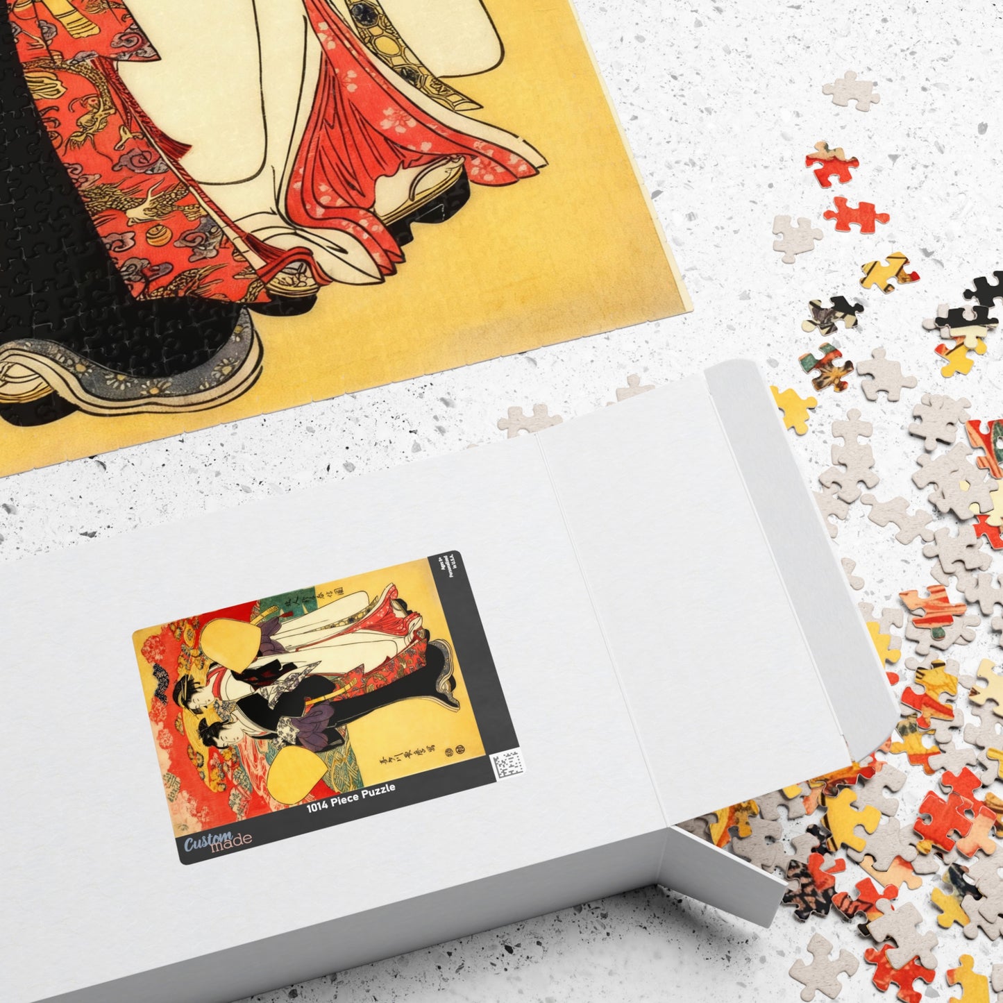 Utamaro Ukiyo-e Puzzle 1014 Piece, Background Variation, Japanese Edo Art | Hōnin Suzuharunobu-zu