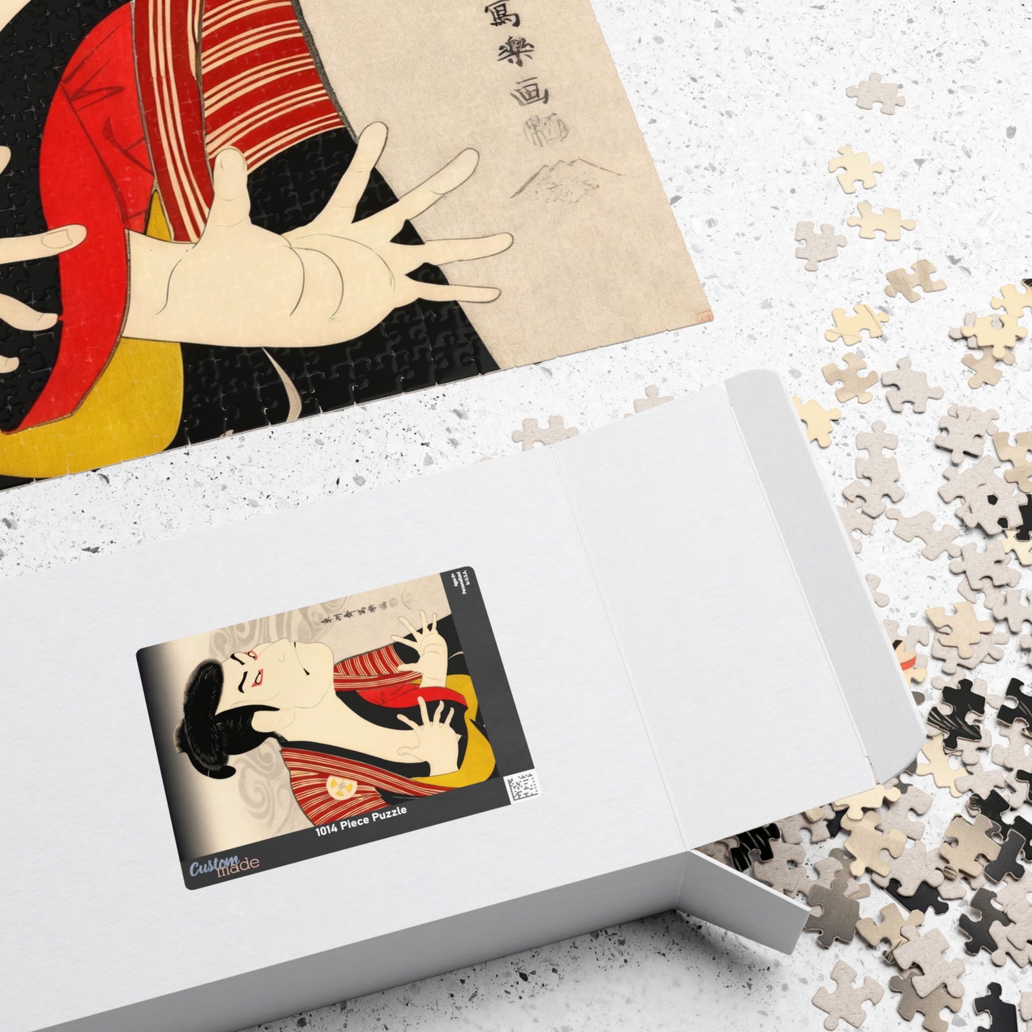 Sharaku Ukiyo-e Puzzle 1014 Pieces, Background Variation, Japanese Edo Art | Ōtani Oniji III as Edobei