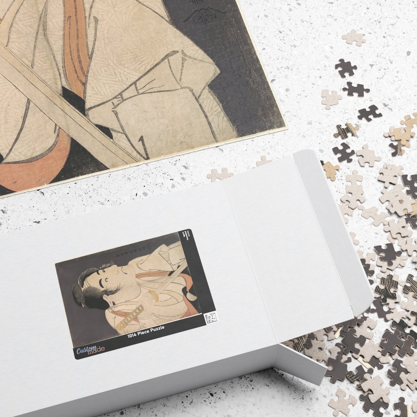 Ukiyo-e Jigsaw Puzzle (1014-piece): Ichikawa Omezō as Sodesuke – Toshusai Sharaku | Kabuki Actor Portrait / Edo Woodblock Art
