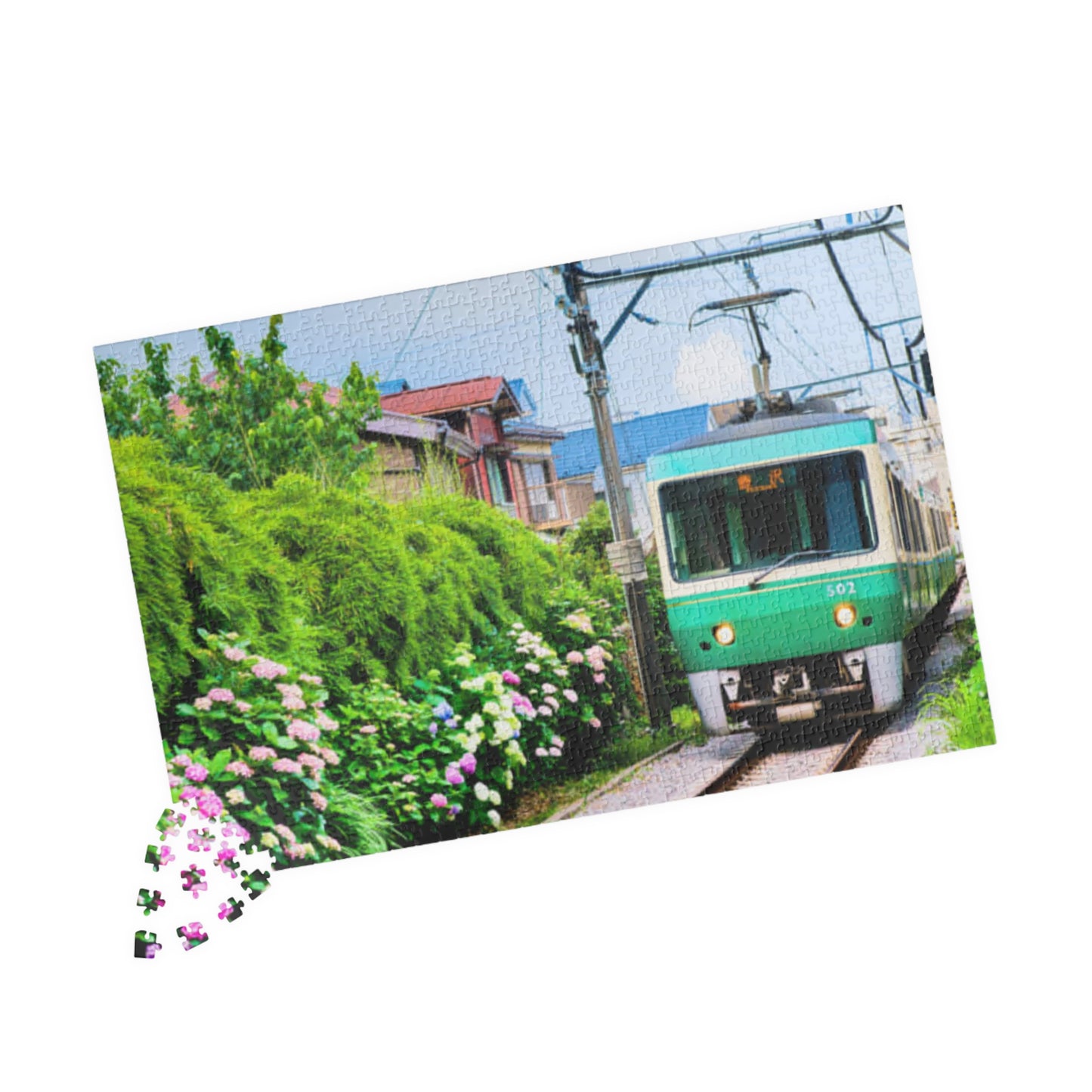 Jigsaw Puzzle (110, 252, 520, 1014-piece) Kamakura: Enoshima Dentetsu
