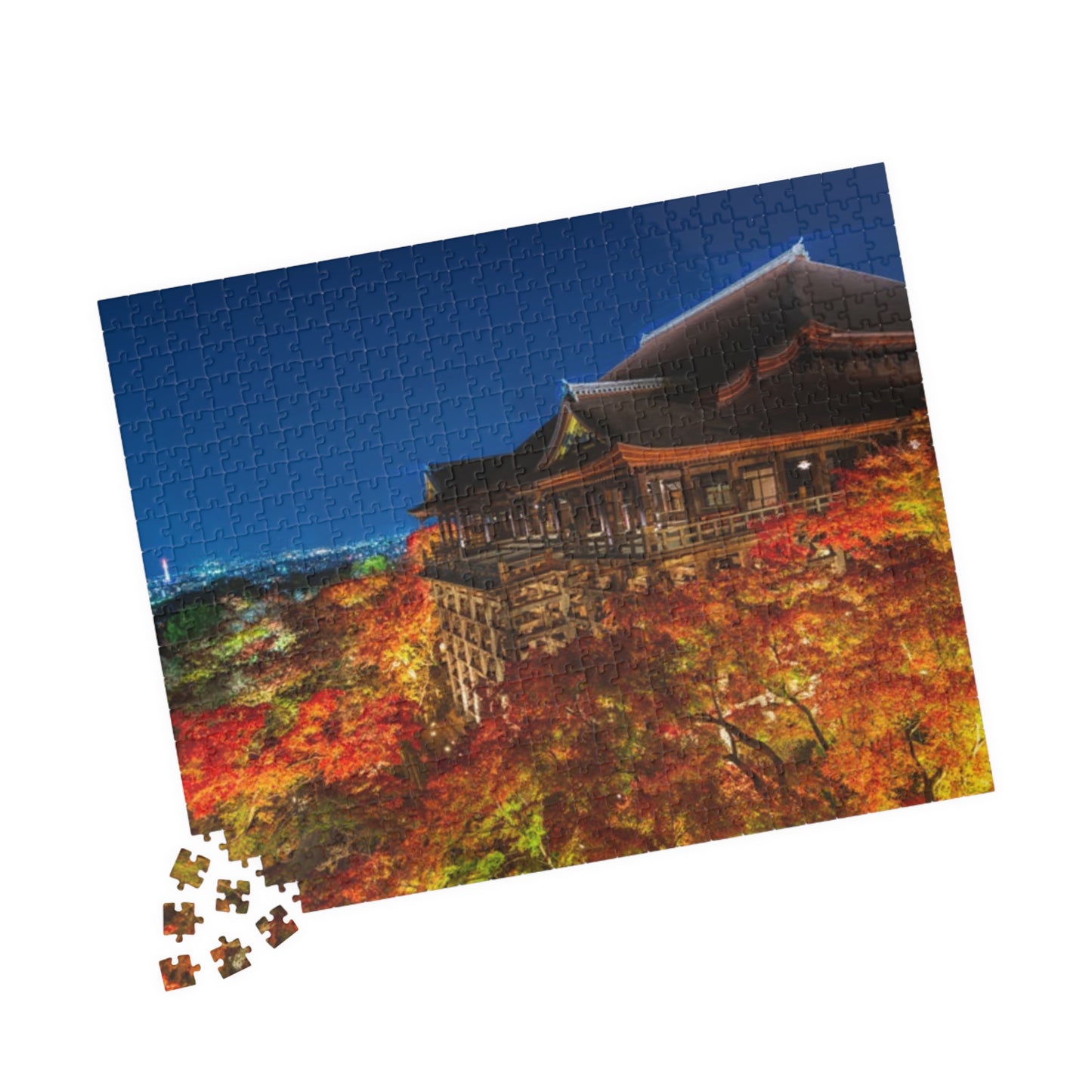 Jigsaw Puzzle (110, 252, 520, 1014-piece) Kyoto: Kiyomizu-dera Illumination