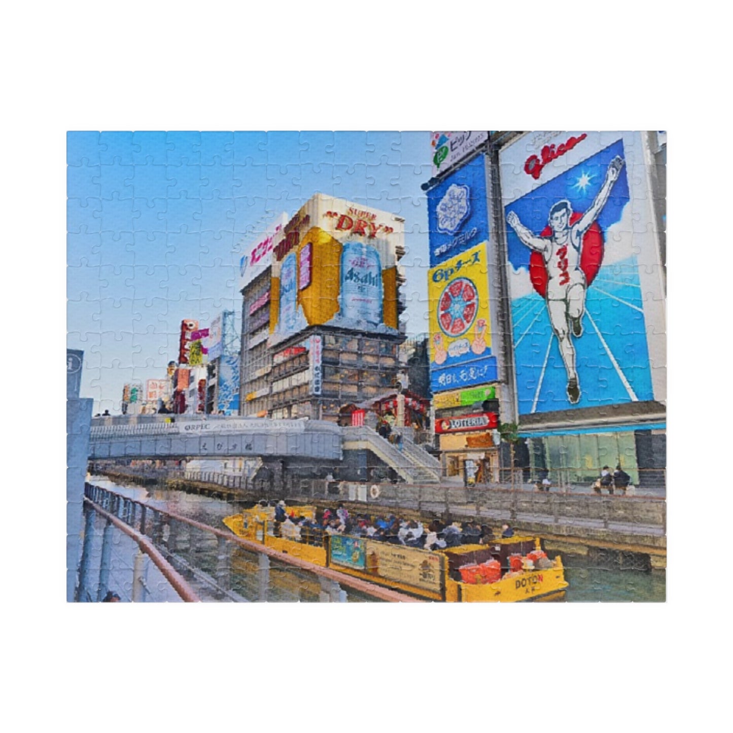 Jigsaw Puzzle (110, 252, 520, 1014-piece) Osaka: Dotonbori Nanba