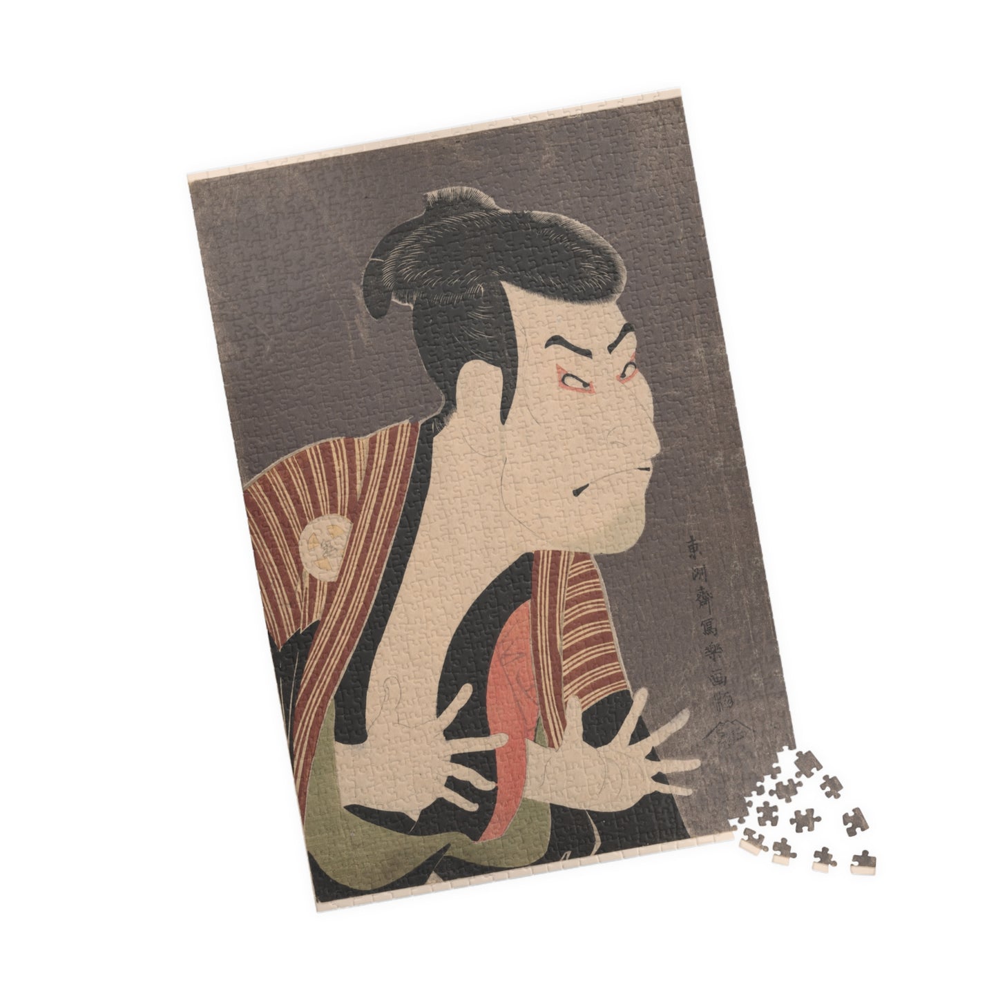 Ukiyo-e Jigsaw Puzzle (1014-piece): Ōtani Oniji III as Edobei – Tōshūsai Sharaku | Kabuki Actor Portrait / Japanese Masterpiece Art