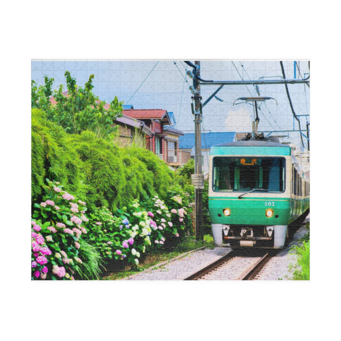 Jigsaw Puzzle (110, 252, 520, 1014-piece) Kamakura: Enoshima Dentetsu