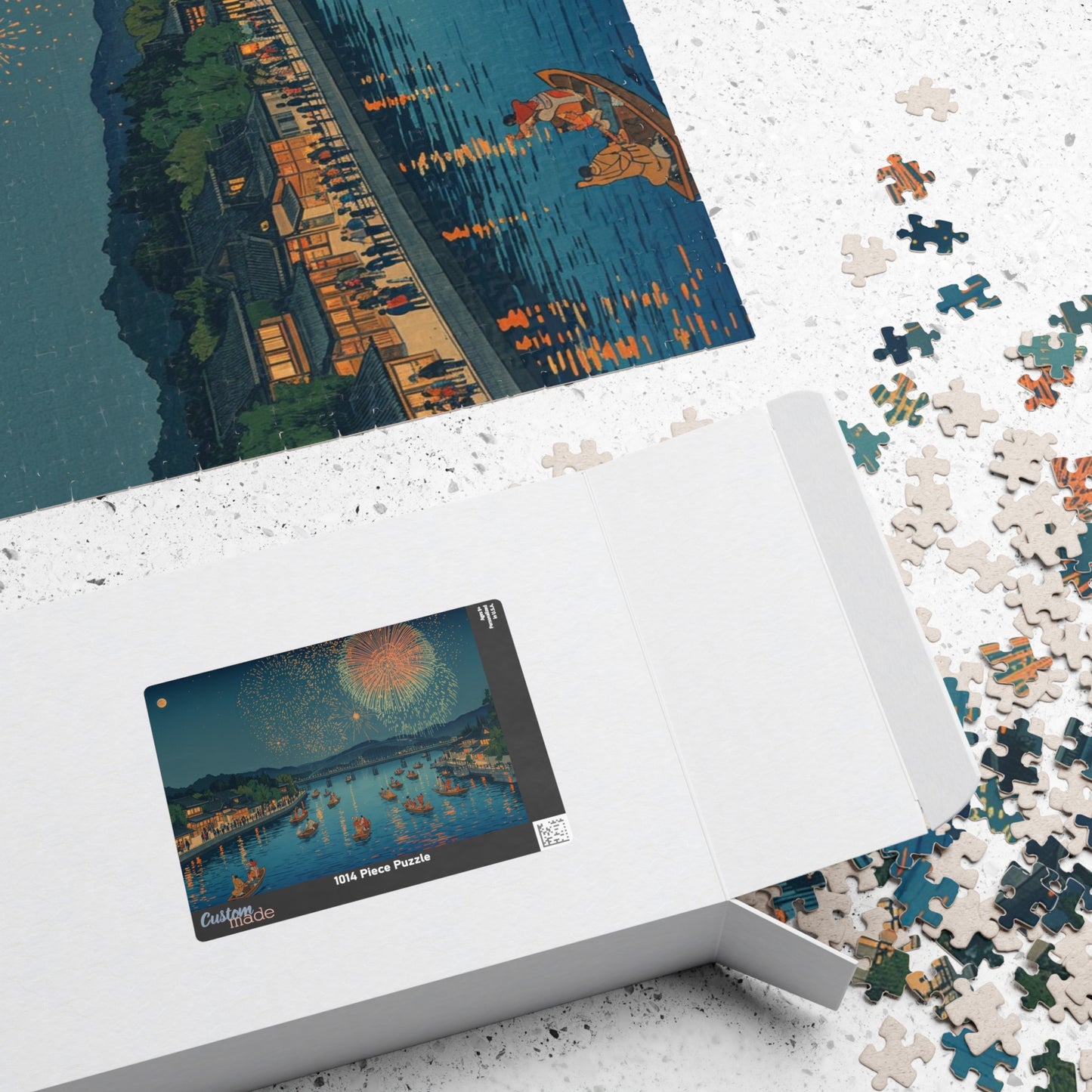 Jigsaw Puzzle (110, 252, 520, 1014-piece) Tokyo: Sumida-gawa Hanabi