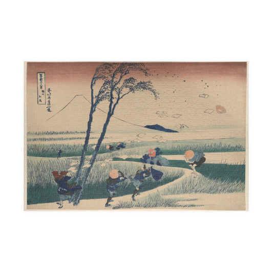 Ukiyo-e Jigsaw Puzzle (1014-piece) : Ejiri in Suruga Province – Katsushika Hokusai (1831) | Thirty-six Views of Mount Fuji / Japanese Art