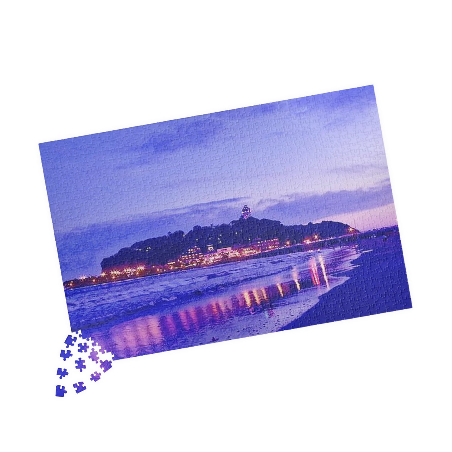 Jigsaw Puzzle (110, 252, 520, 1014-piece) Kamakura: Enoshima in evening
