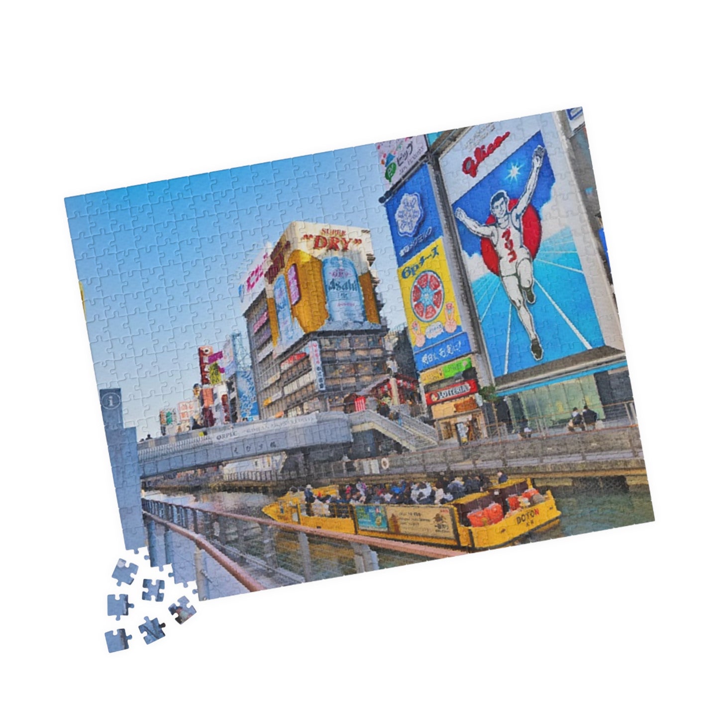 Jigsaw Puzzle (110, 252, 520, 1014-piece) Osaka: Dotonbori Nanba