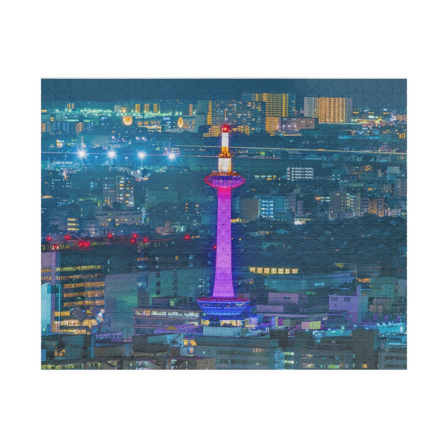 Jigsaw Puzzle (110, 252, 520, 1014-piece) Kyoto: Kyoto Tower Illumination