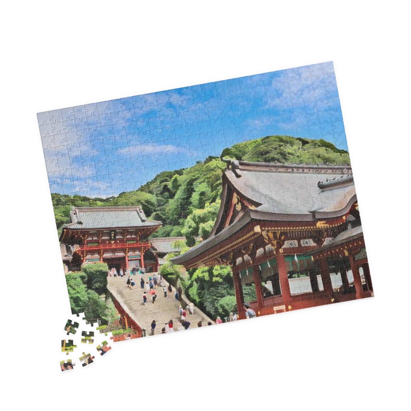 Jigsaw Puzzle (110, 252, 520, 1014-piece) Kamakura: Tsuruoka Hachiman Guu
