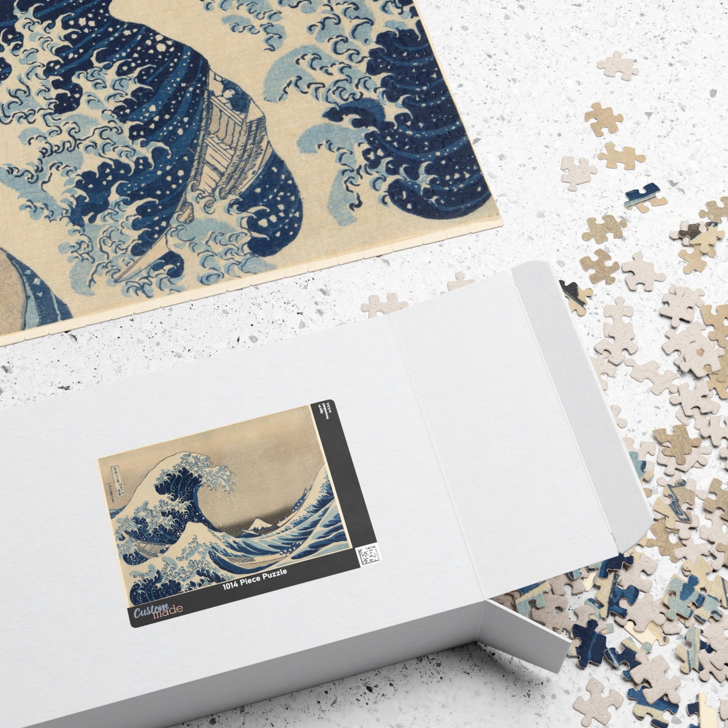 Ukiyo-e Jigsaw Puzzle (1014 pcs) – The Great Wave off Kanagawa by Katsushika Hokusai (1831) | Japanese Art / Mount Fuji
