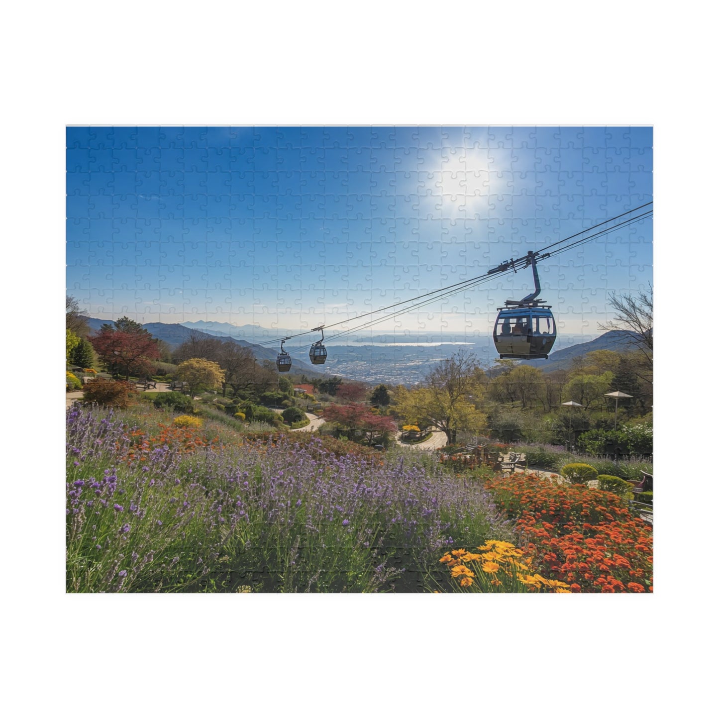 Jigsaw Puzzle (110, 252, 520, 1014-piece) Kobe: Nunobiki Herb Garden